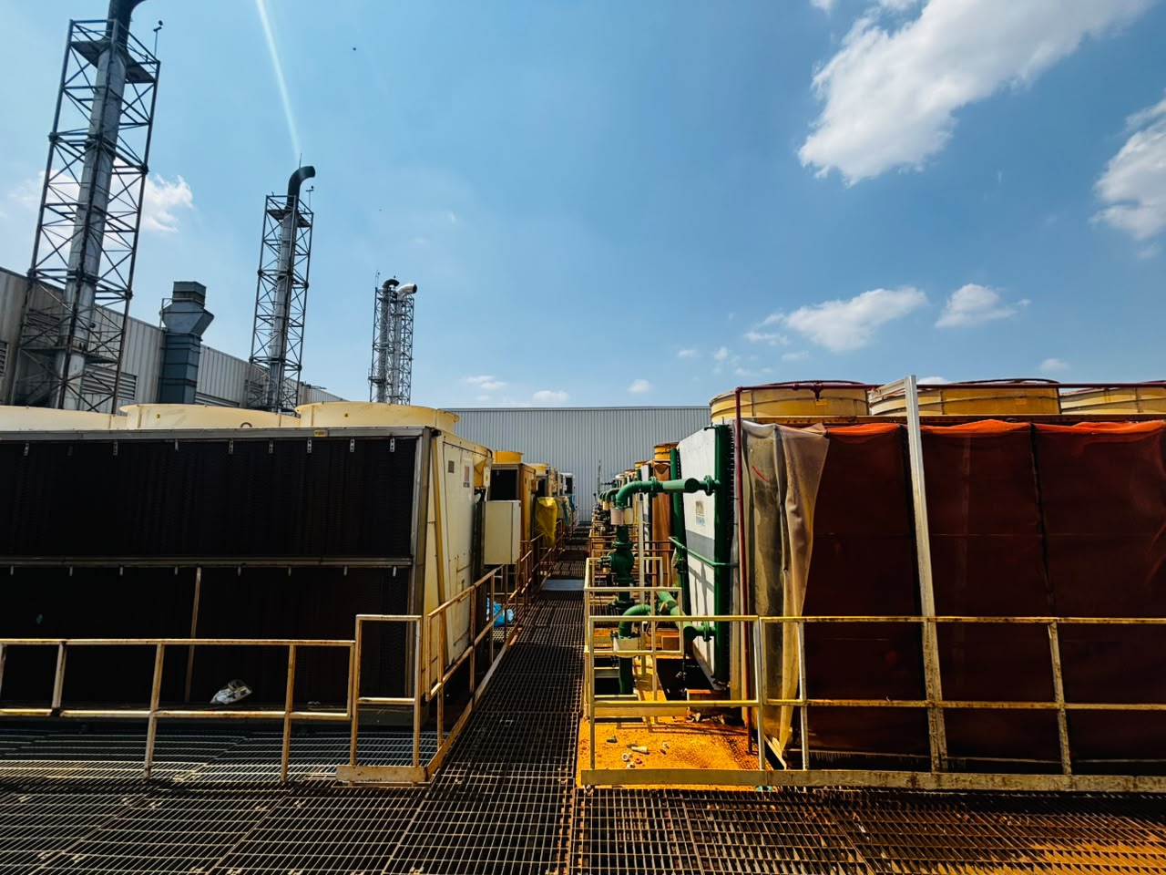 Multiple Adiabatic Cooler Installation for Critical Process Cooling